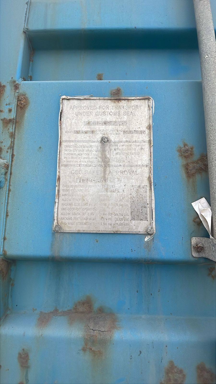 Морской контейнер TLLU8066309